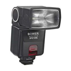 Bower SFD728C TTL Zoom Shoe Mount Flash (Guide No. 92'/28 m at 50mm) for Canon EOS E-TTL II 