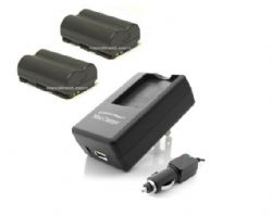 PRO SERIES Equivalent CANON CG-580 External Charger & BP-511 Battery 2-Pack COMBO used with Canon EOS 40D / EOS 5D and more.