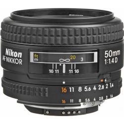 Nikon AF Nikkor 50mm f/1.4D Autofocus Lens (USA)