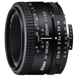 Nikon Normal AF Nikkor 50mm f/1.8D Autofocus Lens (USA)