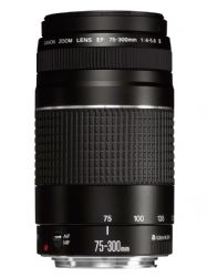 Canon Zoom Telephoto EF 75-300mm f/4.0-5.6 III Autofocus Lens (USA)