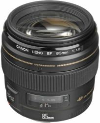 Canon 85mm f/1.8 EF USM Autofocus Lens (USA)
