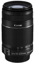 Canon EF-S 55-250mm f/4-5.6 IS Autofocus Lens for Select Digital SLR Cameras (USA) 