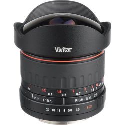 Vivitar 7mm f/3.5 Fisheye Manual Focus Lens