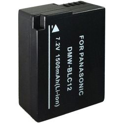 Super High Capacity 'Intelligent' Lithium-Ion Battery For Panasonic Lumix DMC-GH2 - 5 Year Replacement Warranty 