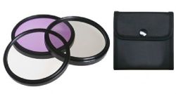 Canon Powershot SX40 HS High Grade Multi-Coated, Multi-Threaded, 3 Piece Lens Filter Kit (67mm) Includes Lens Adapter Ring