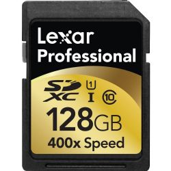 Lexar Professional 400x 128 GB SDXC UHS-I Card