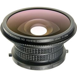 Raynox HDP-2800ES High Definition 0.28x Diagonal Fisheye Conversion Lens 