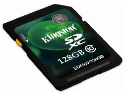 Kingston Digital 128 GB Secure Digital Memory Card (SDX10V/128GB) 