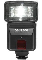 Precision Design DSLR300 Universal High Power Auto Flash with Zoom/Bounce/Swivel Head for Canon Powershot G16