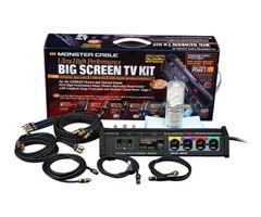 MONSTER CABLE - High Performance Ultra Big Screen TV Kit