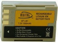 BLM-01 High Capacity Lithium Ion Battery For Olympus (7.2Volt 1500 Mah)
