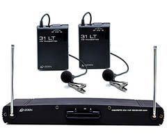 AZDEN - Two-Channel Professional VHF Wireless Microphone System