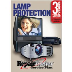 REPAIR MASTER A-RMLMP3- 3 Year Bulb Warranty for DLP and LCD Bulb Failures on any TV or Projector