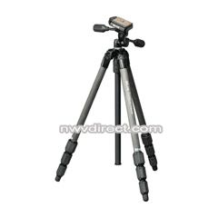 Slik 615-614 PRO 614 DX Compact Carbon Fiber Tripod with 3-Way Panhead