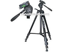 Sunpak 620-757B Ultra Series Tripod with 3-Way Fluid-Effect Head