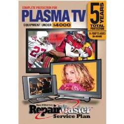 REPAIR MASTER PLASMA A-RMPT54000 5-Year In-Home Television Warranty Service Plan Plasma Television (Total 5 Years)