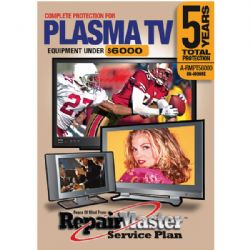 REPAIR MASTER PLASMA A-RMPT56000 5-Year In-Home Television Warranty Service Plan Plasma Television (Total 5 Years)