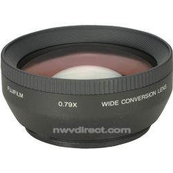 Fujifilm WL-FX9B 55mm 0.79x Wide Conversion Lens with Adapter (Black) for Finepix Digital Cameras