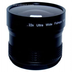 Optics 0.22x Fisheye (Fish-Eye) Lens For Canon VIXIA HF G10