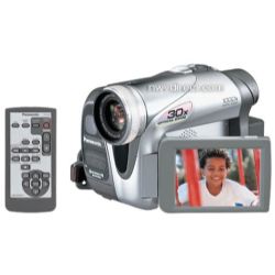 Panasonic PV-GS35 Mini DV Camcorder, 30 x Optical/1000 x Digital Zoom, SD Memory Card Slot, Color Viewfinder, 2.7