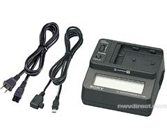 Sony ACV-Q50 AC Power Adapter / Charger with Display - for M Series Lithium-Ion Batteries