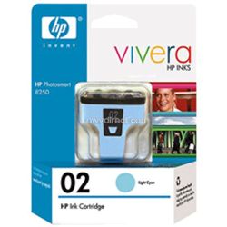 HP 02 Light Cyan Ink Cartridge (5.5 ml) 