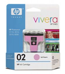 HP 02 Light Magenta Ink Cartridge (5.5 ml) 