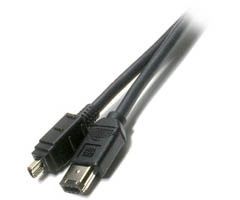 6' Firewire Cable 4 To 6 Pin For Camcorder & Digital Camera