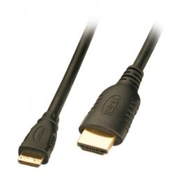 Mini HDMI Male to Standard HDMI Male (6 Foot)