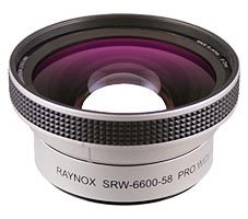 Raynox SRW-6600-58, 58mm, 0.66x Wide Angle Converter Lens (Silver)