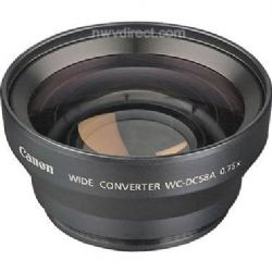 Canon WC-DC58A, 58mm 0.75x Wide Angle Converter Lens for Powershot S2IS, S3IS, S5IS, & Pro 1 Digital Camera