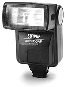 Sunpak Auto 355 AF TTL Shoe Mount Flash (Guide No. 86'/26 m at 35mm) for Pentax AF