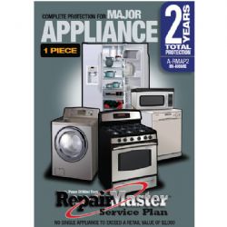 REPAIR MASTER A-RMAP2- 2 Year Major Appliance (1 Appliance) Warranty For Product Under $2000.00 