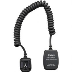 Canon OC-E3 Off Camera Shoe Cord 3 - TTL Off-Camera Flash Cable for All EOS Cameras (Except 630 and RT Models) - 2' 