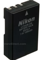 Nikon EN-EL9 Rechargeable Lithium-Ion Battery (7.4v, 1000mAh) for Nikon D40 and Nikon D40x SLR Digital Camera 