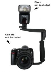 Vertical Flash Bracket For Nikon, Sony, Pentax, Canon, Olympus & Panasonic Camera