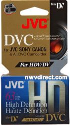 JVC M-DV63HD 63 Minutes Mini DV HD Video Cassette