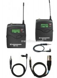 Sennheiser Evolution G2 100 Series - Camera Mountable UHF Lavalier Wireless System with EK100G2 Receiver SK100G2 BodyPack Transmitter and ME2 Microphone (B 626-662MHz) 