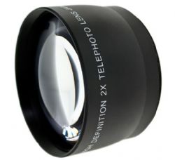 New 2.0x High Definition Telephoto Conversion Lens (55mm) For Sony Cyber-shot DSC-HX300