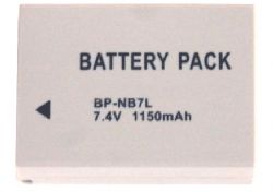 Canon By Digital Concepts NB-7L Lion Ion Extended Battery Pack For Canon G12 (7.4 volt 1150mah)