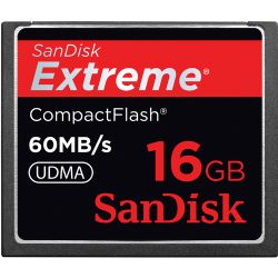 SanDisk 16GB Extreme CompactFlash Memory Card