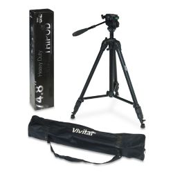 Professional Black Aluminum 74 Inch Tripod For Sony Cybershot DSC-HX200V (Bubble Level) 