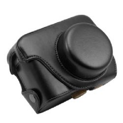 Protective Camera Case Bag Cover Protector for Canon G1X G1x X 14mm 14 mm  / F2,5 Lens Camera With Shoulder Strap PU Leather