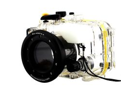 MegaGear 130ft 40m Underwater Waterproof case Housing with Floating Wrist Strap for SONY DSC-RX100 II