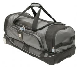 Airtek Collection 31 Inch Rolling Duffle Bag (Gray With Black)