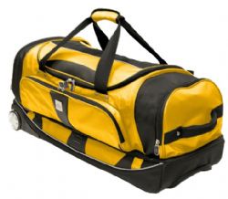 Airtek Collection 31 Inch Rolling Duffle Bag (Yellow With Black)